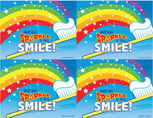 Sparkle Rainbow Laser Cards