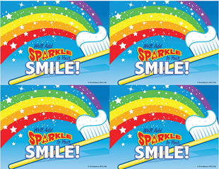 Sparkle Rainbow Laser Cards