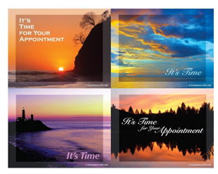 Tranquil Sunset Laser Cards