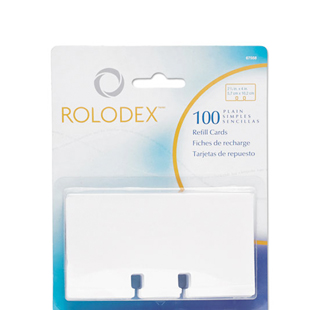 Plain Unruled Refill Cards