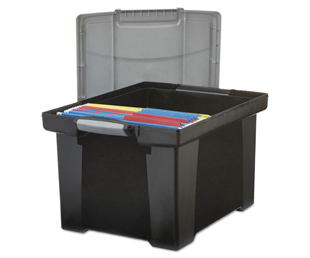 Storex Portable File Tote