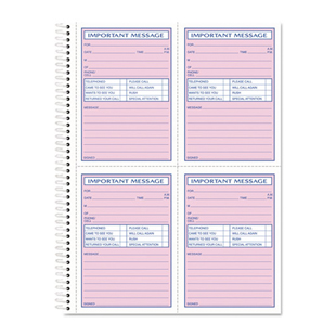 Telephone Message Book with