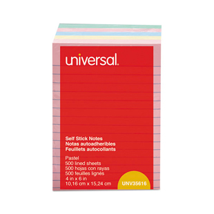 Universal Self-Stick Note Pads