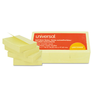 Universal Self-Stick Note Pads