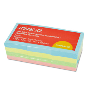 Universal Self-Stick Note Pads