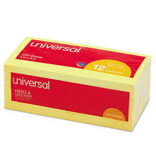 Universal Self-Stick Note Pads