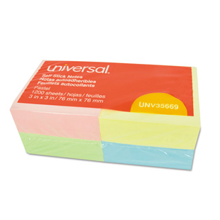 Universal Self-Stick Note Pads