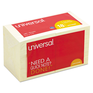 Self-Stick Note Pads 3" x 3"
