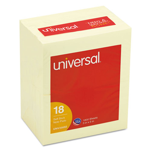 Universal Self-Stick Note Pads