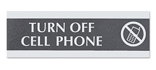 Turn Off Cell Phone Sign