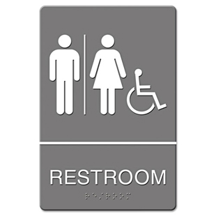 ADA Sign Restroom Wheelchair