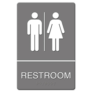 ADA Sign Restroom Symbol
