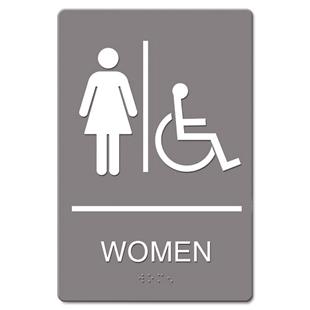 ADA Sign Women's Restroom