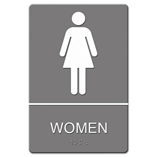 ADA Sign Women Restroom
