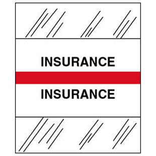"Insurance" Index Tabs