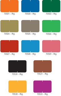 Solid Color Designator Labels