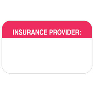 "Insurance Provider:__" Labels