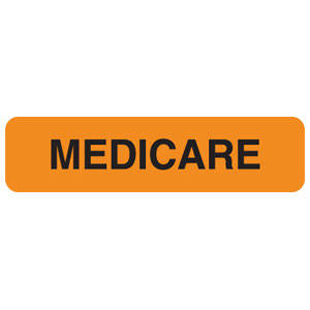 "Medicare" Labels Fluorescent
