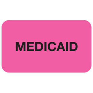 "Medicaid" Labels Fluorescent
