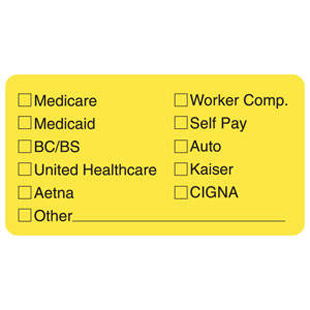"Medicare Medicaid BC/BS..."
