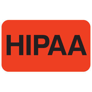 "HIPAA" Labels Red