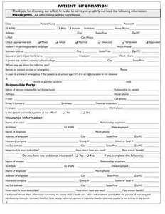 Patient Information Forms