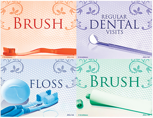 Dental Laser Cards Assorted