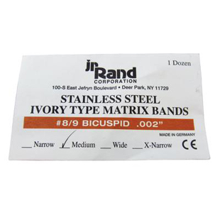 Matrix Bands Ivory Type #8/9