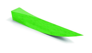 Wood Wedges Medium Green
