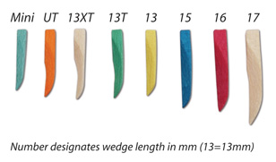 Sycamore Wood Wedges 13XT