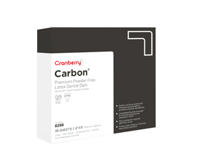 Cranberry Carbon Dental Dam