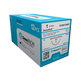 DemeTECH Silk Sutures C26 4-0
