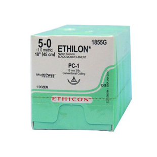 Ethicon Sutures 5-0 Ethilon