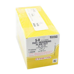 Ethicon Sutures 5-0 Plain Gut