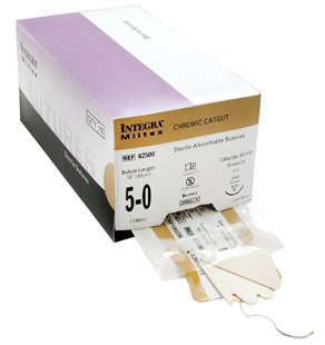 5-0 Chromic Gut Sutures C-3