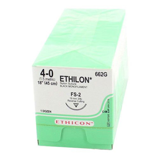 Ethicon Sutures 4-0 Ethilon