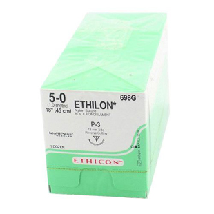 Ethicon Sutures 5-0 Ethilon