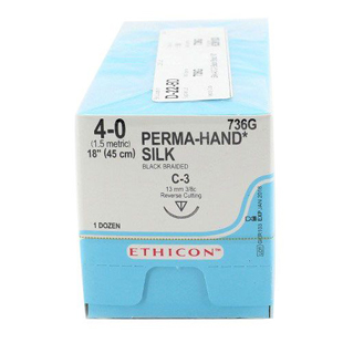 Ethicon Sutures 4-0 Perma Hand