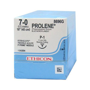 Ethicon Sutures 7-0 Prolene
