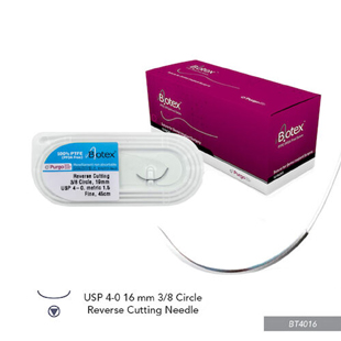 Biotex PTFE Suture 4-0 45cm