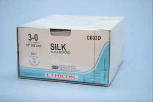 Ethicon Sutures 3-0 Black