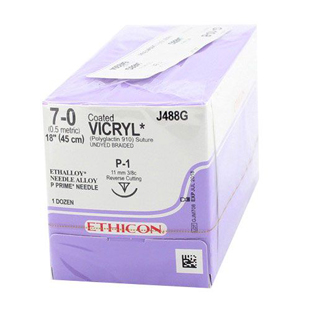 Ethicon Sutures 7-0 Vicryl