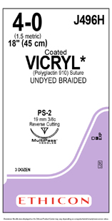 Ethicon Sutures 4-0 Vicryl