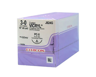 Ethicon Sutures 3-0 Vicryl