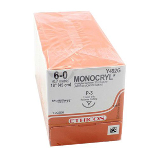 Ethicon Sutures 6-0 Monocryl