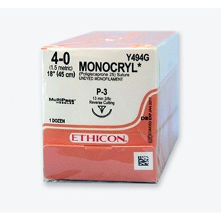 Ethicon Sutures 4-0 Monocryl