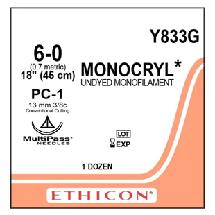 Ethicon Sutures 6-0 Monocryl