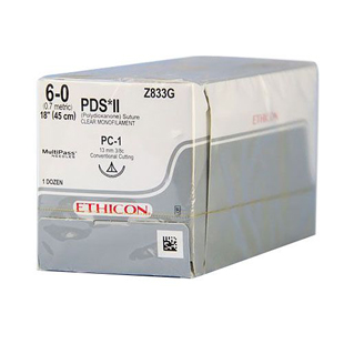 Ethicon Sutures 6-0 PDS II 18"