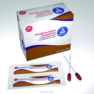 Povidone Iodine Swab Sticks