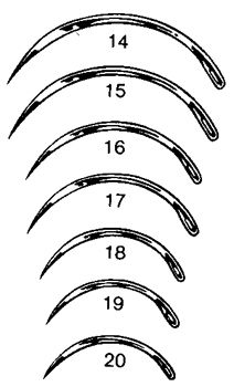 Suture Needles 20 Regular 3/8
